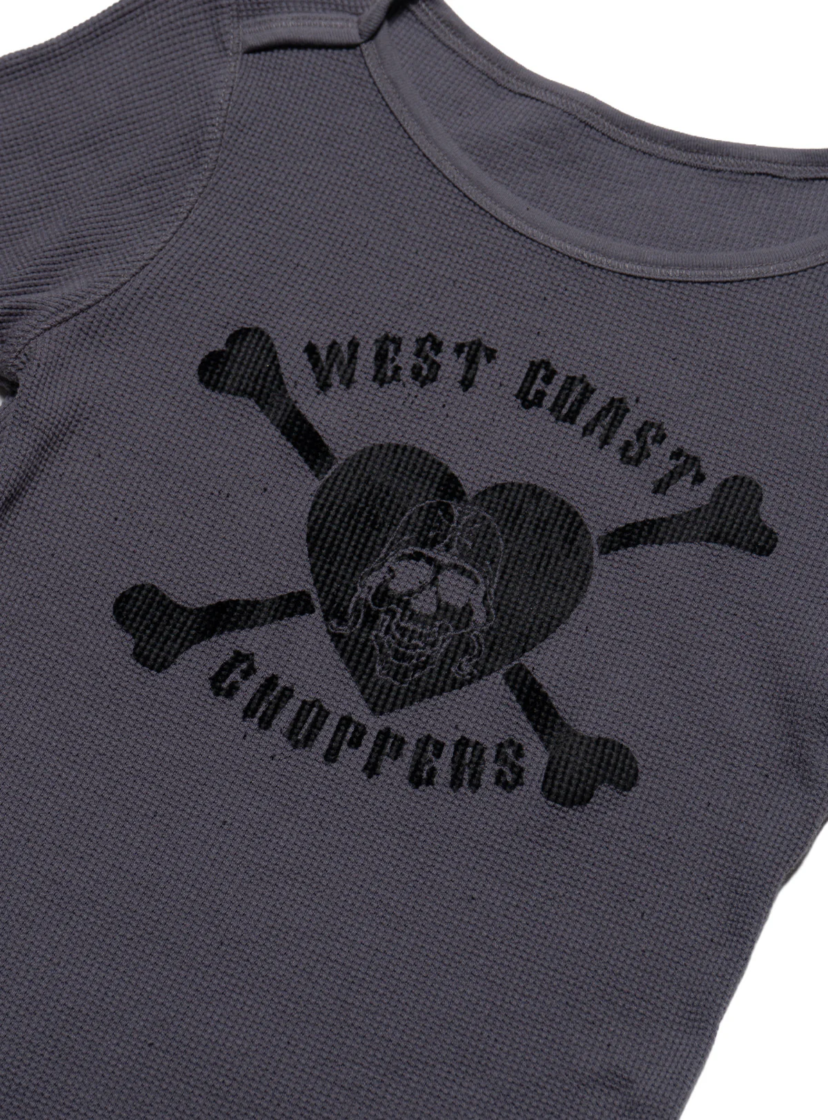 Vintage West Coast Choppers Waffle Top Grey