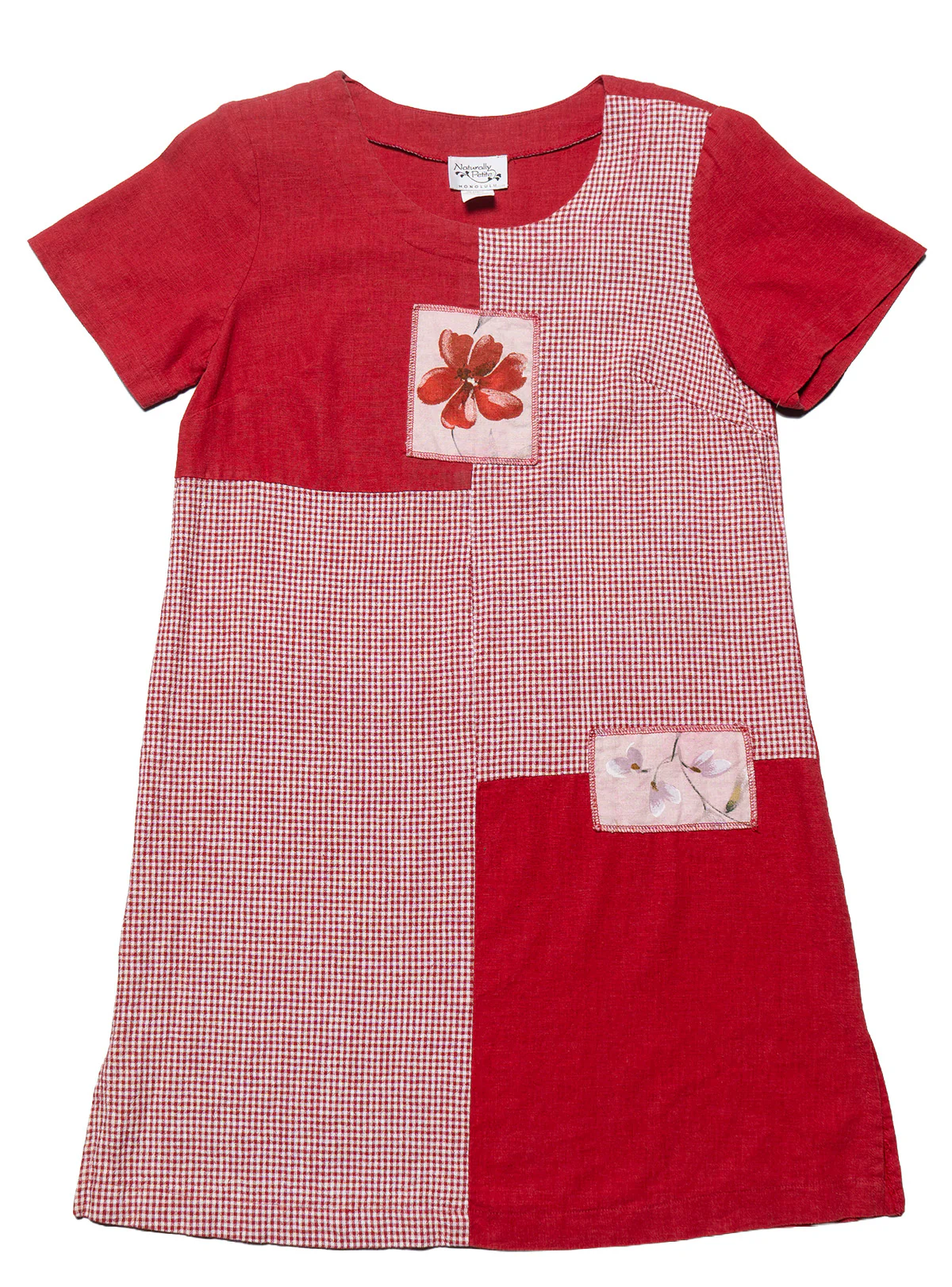 1930-vintage-naturally-petite-red-patchwork-dress-1.webp Vintage Naturally Petite Red Patchwork Dress