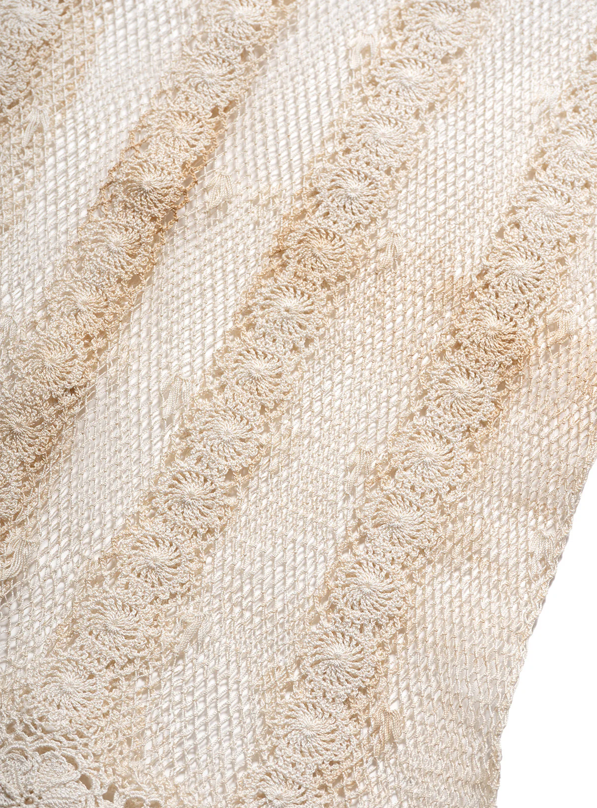 Vintage Crochet Button Up Top