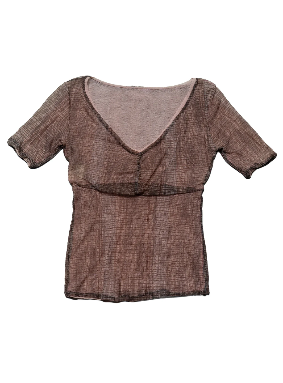 1933-vintage-brown-y2k-mesh-shirt-1.webp Vintage Brown Y2K Mesh Shirt
