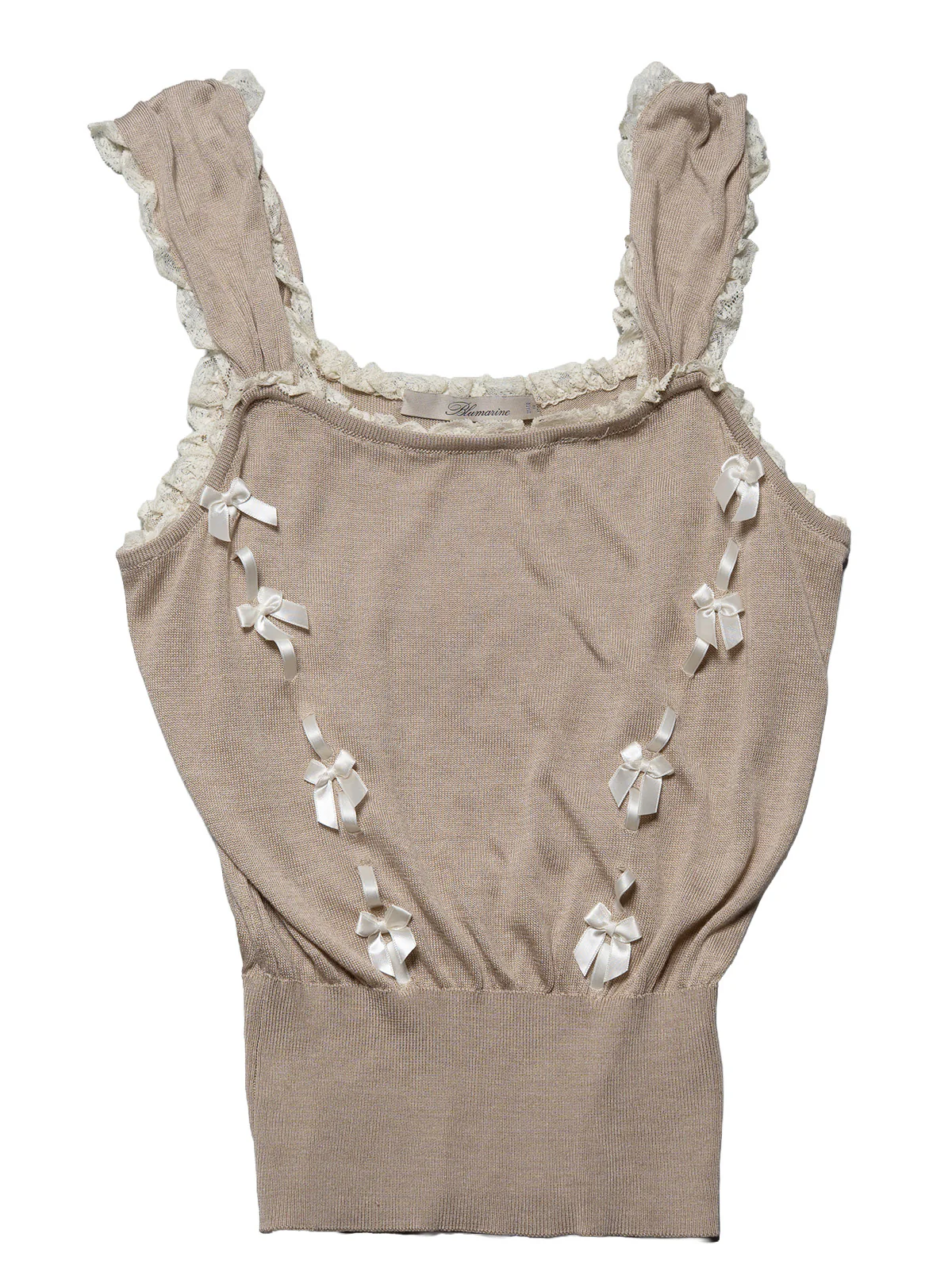 1934-vintage-taupe-blumarine-knit-top-1.webp Vintage Taupe Blumarine Knit Top