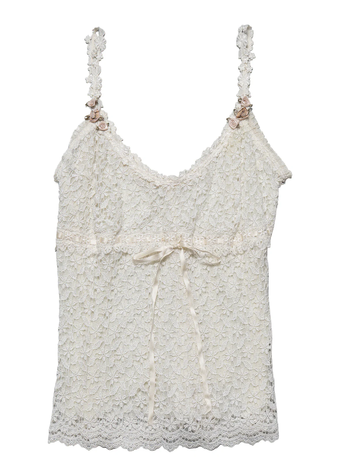 1937-vintage-white-claire-pettibone-lace-camisole-1.webp Vintage White Claire Pettibone Lace Camisole