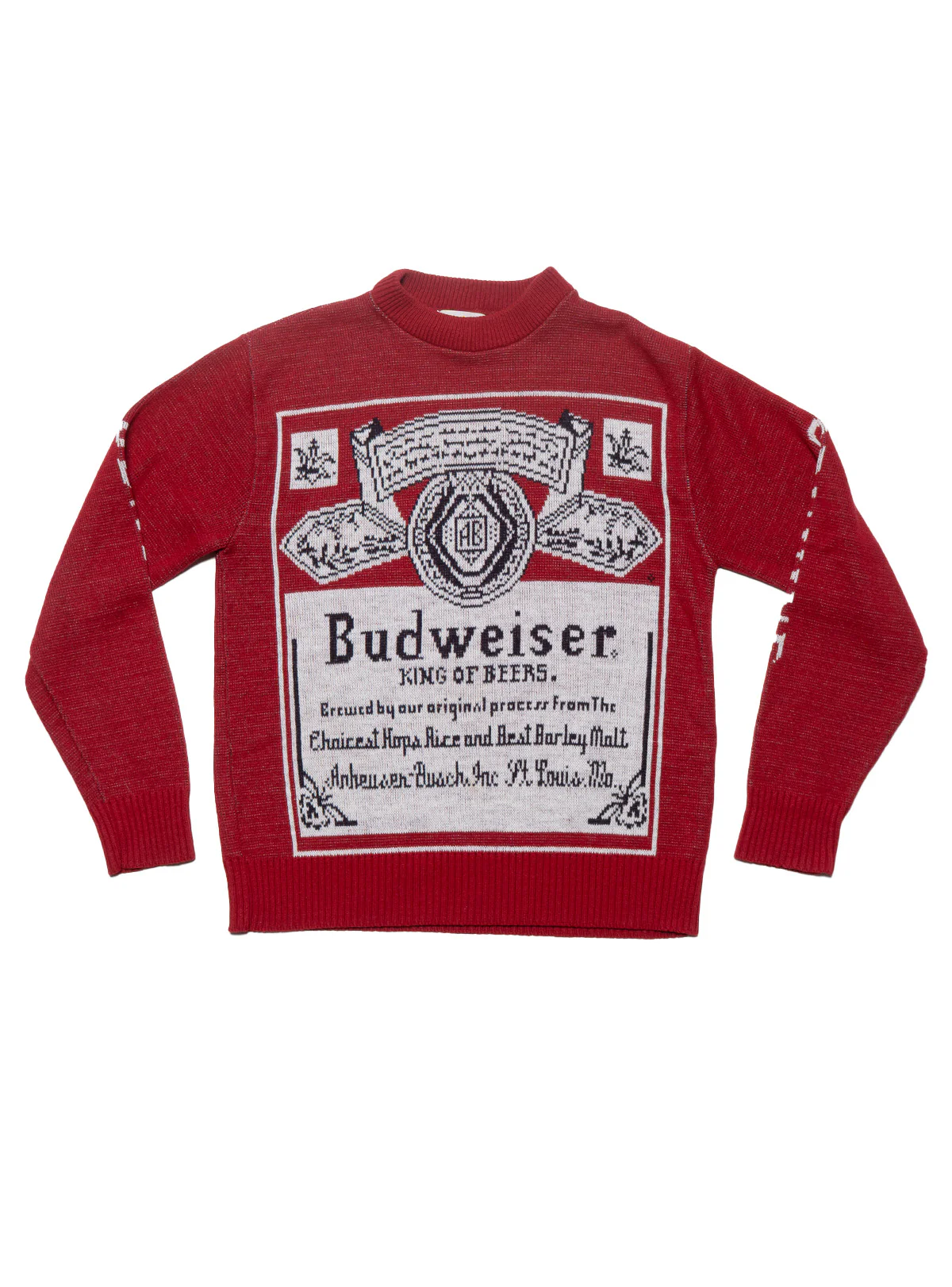 1949-vintage-budweiser-knit-sweater-1.webp Vintage Budweiser Knit Sweater