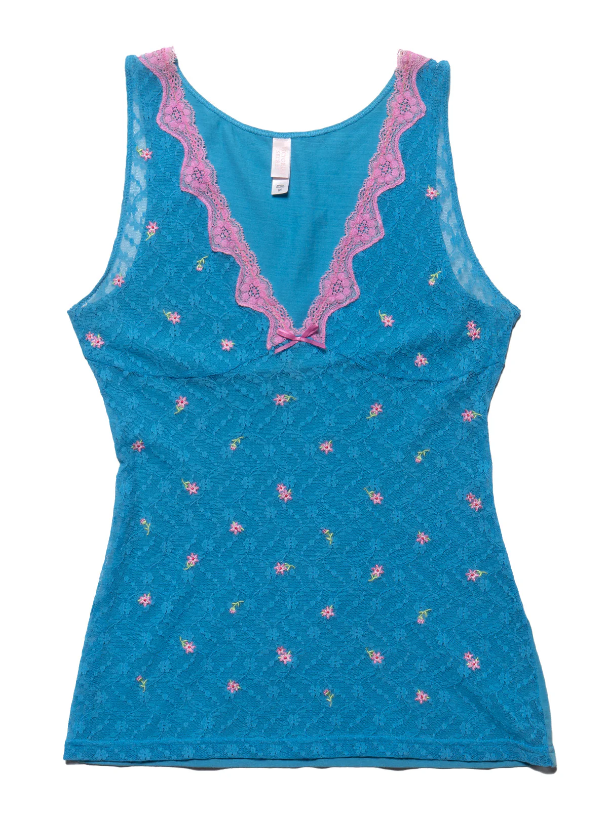 1991-vintage-victoria-s-secret-blue-and-pink-top-1.webp Vintage Victoria's Secret Blue and Pink Top
