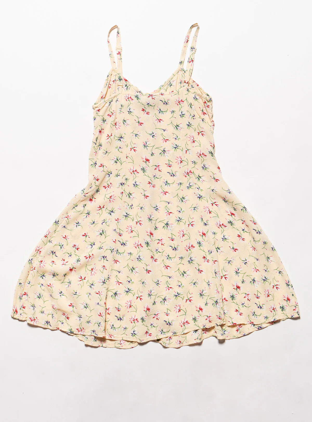 Vintage 2 of Us Grunge Flower Mini Dress