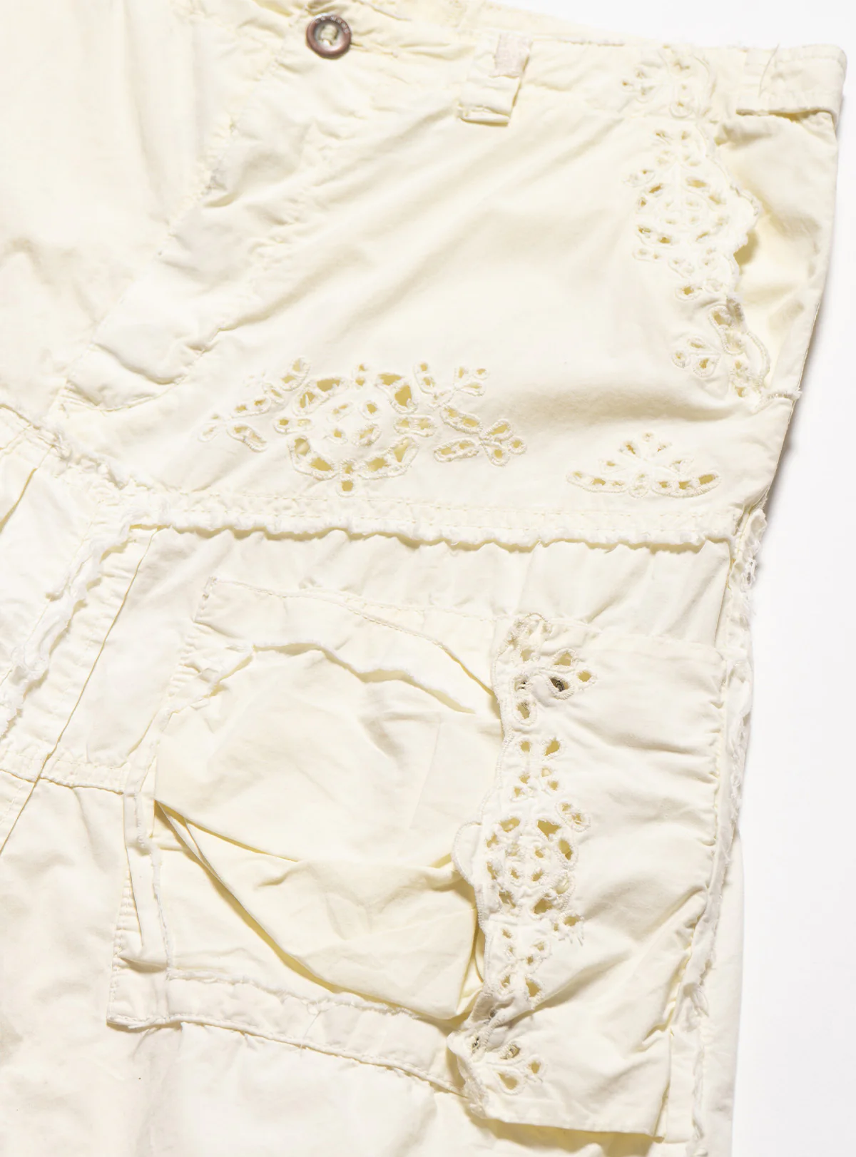 2011-vintage-da-nang-yellow-eyelet-skirt-2.webp Vintage DA-NANG Yellow Eyelet Skirt
