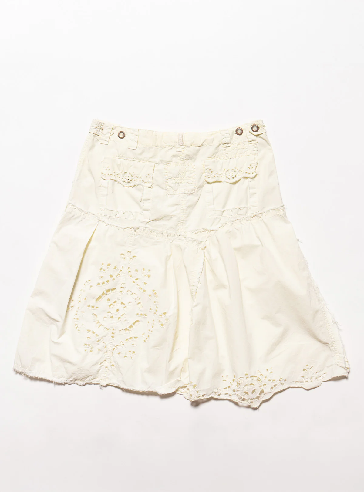 2011-vintage-da-nang-yellow-eyelet-skirt-4.webp Vintage DA-NANG Yellow Eyelet Skirt