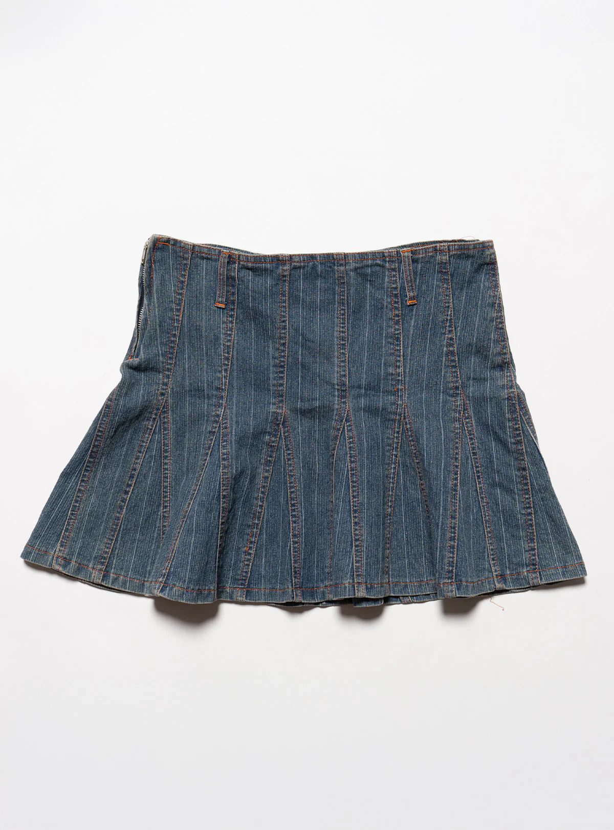2013-vintage-starwear-y2k-denim-pinstriped-miniskirt-4.webp Vintage Starwear Y2K Denim Pinstriped Miniskirt