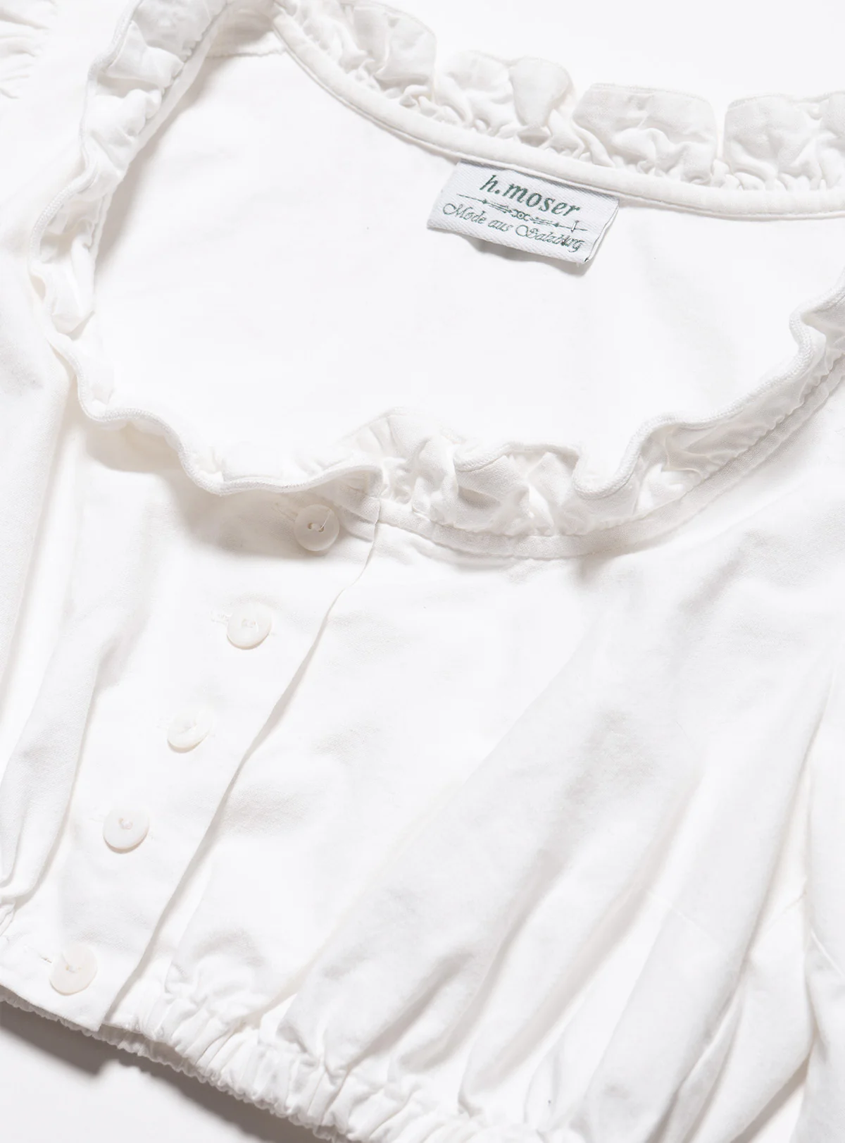 2015-vintage-white-h-moser-dirndl-top-2.webp Vintage White H Moser Dirndl Top