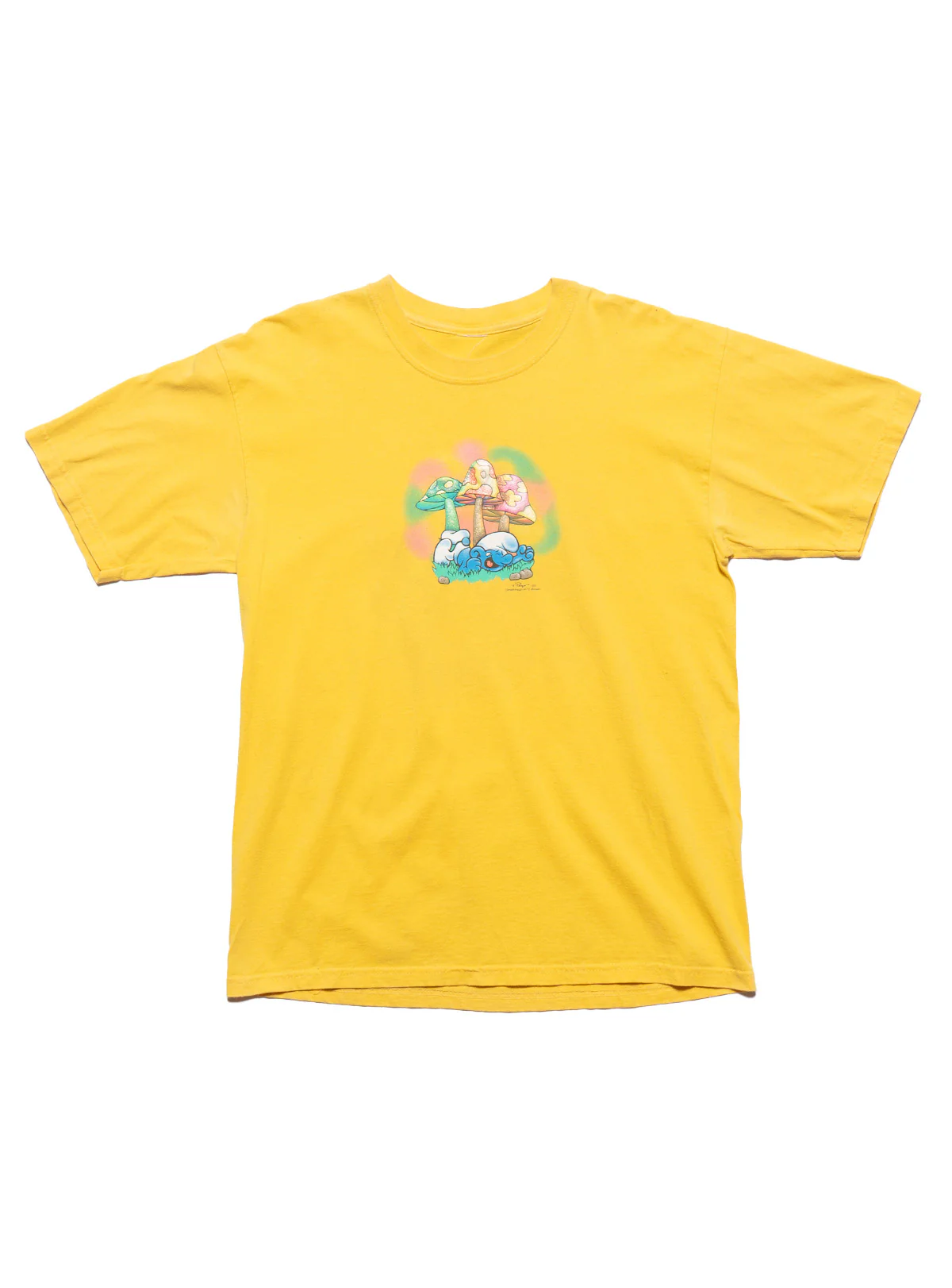 2035-vintage-smurf-mushroom-tee-1.webp Vintage Smurf Mushroom Tee