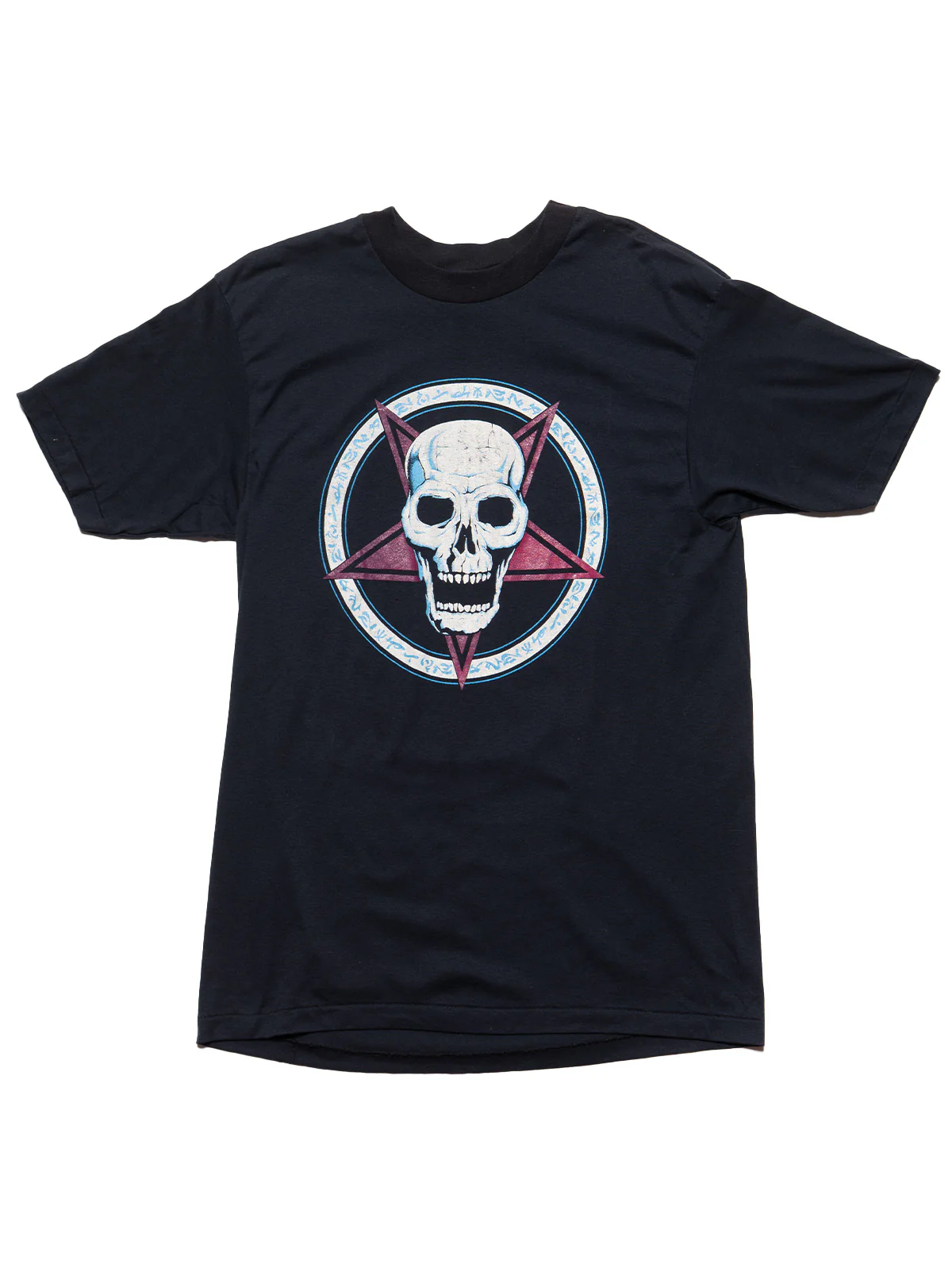 2047-vintage-pentagram-skull-tee-1.webp Vintage Pentagram Skull Tee